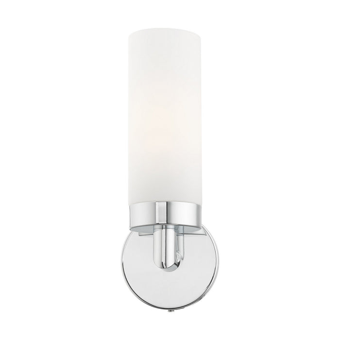Livex Lighting 15071-05 One Light Wall Sconce, Polished Chrome