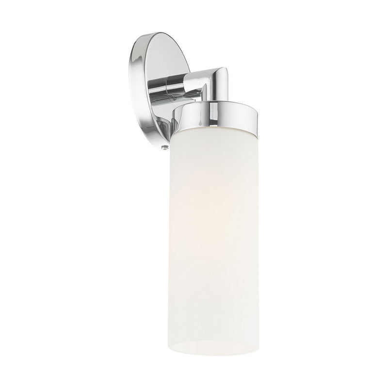 Livex Lighting 15071-05 One Light Wall Sconce, Polished Chrome