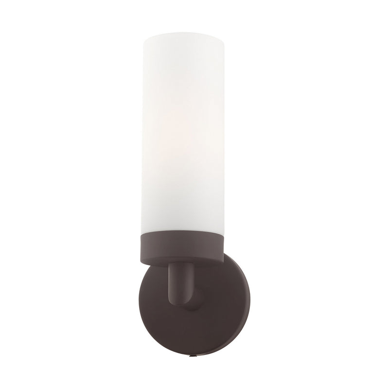 Livex Lighting 15071-07 One Light Wall Sconce, Bronze