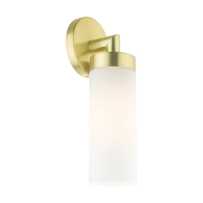 Livex Lighting 15071-12 One Light Wall Sconce, Satin Brass