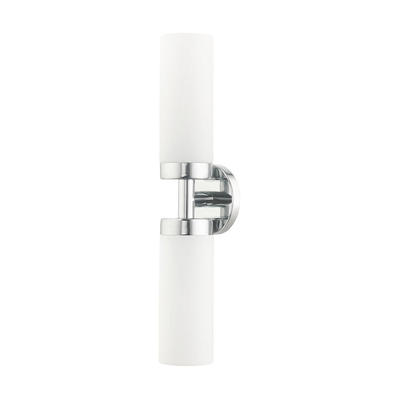 Livex Lighting 15072-05 Two Light Vanity, Polished Chrome