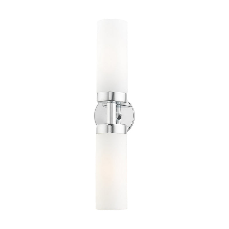 Livex Lighting 15072-05 Two Light Vanity, Polished Chrome