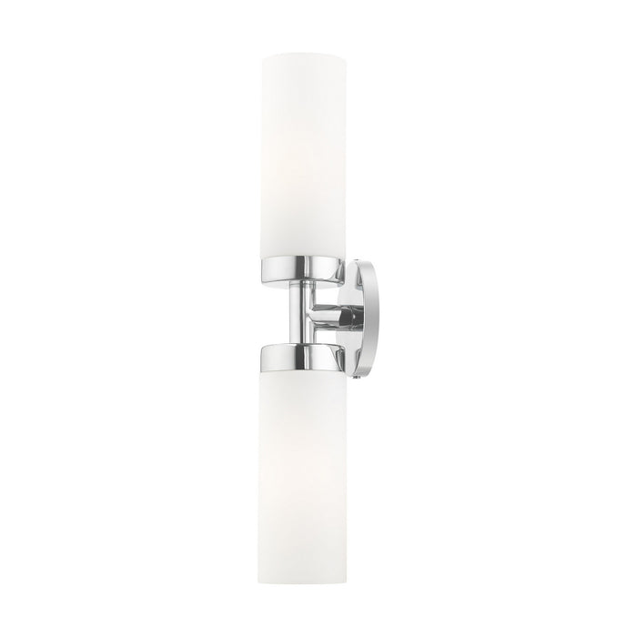 Livex Lighting 15072-05 Two Light Vanity, Polished Chrome