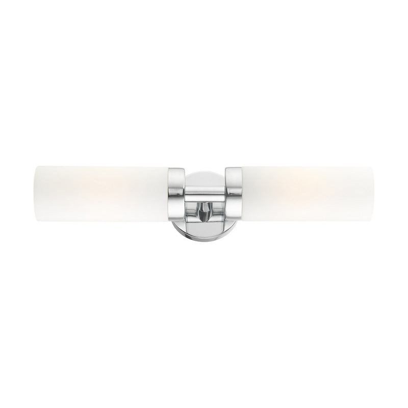 Livex Lighting 15072-05 Two Light Vanity, Polished Chrome