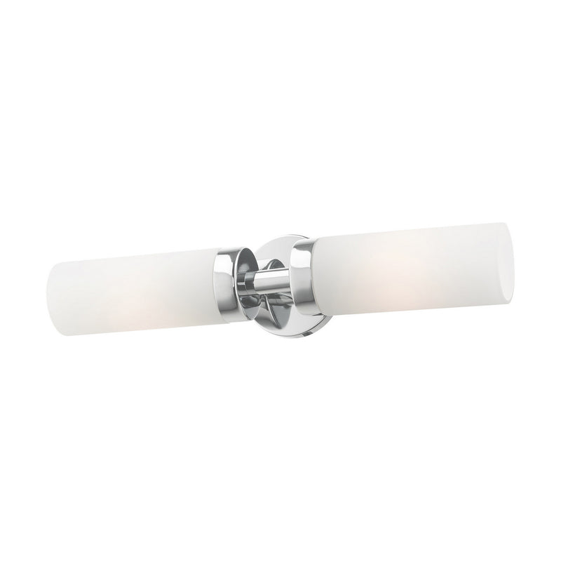 Livex Lighting 15072-05 Two Light Vanity, Polished Chrome