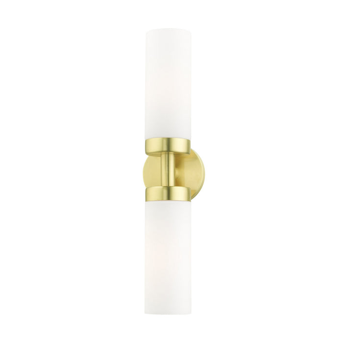 Livex Lighting 15072-12 Two Light Vanity, Satin Brass