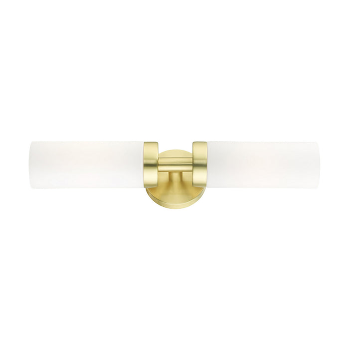 Livex Lighting 15072-12 Two Light Vanity, Satin Brass