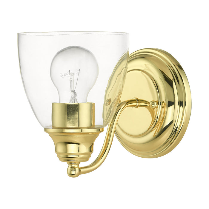 Livex Lighting 15131-02 One Light Vanity, Polished Brass