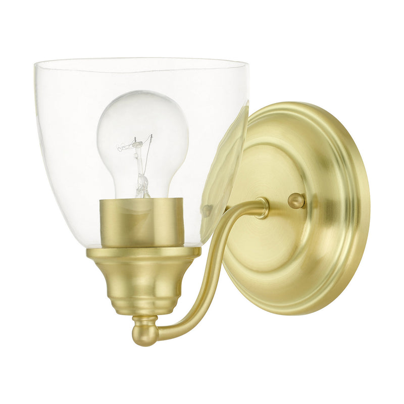 Livex Lighting 15131-12 One Light Vanity, Satin Brass