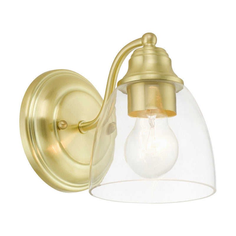 Livex Lighting 15131-12 One Light Vanity, Satin Brass