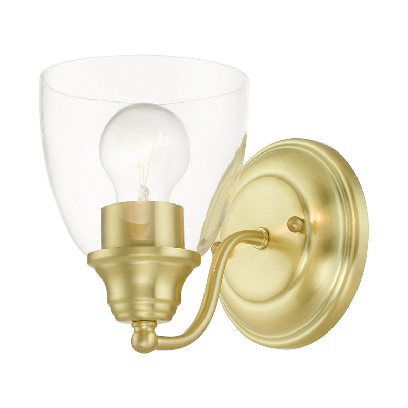 Livex Lighting 15131-12 One Light Vanity, Satin Brass