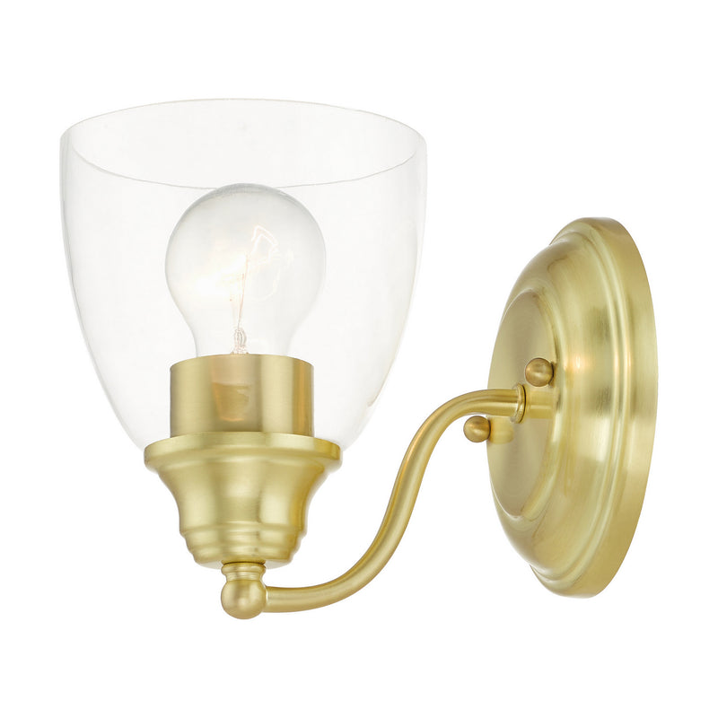Livex Lighting 15131-12 One Light Vanity, Satin Brass