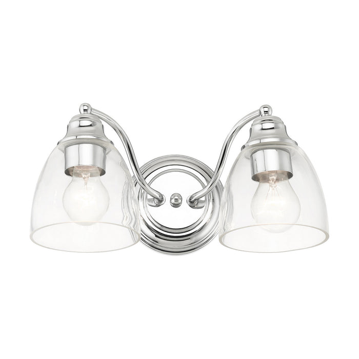 Livex Lighting 15132-05 Two Light Vanity, Polished Chrome