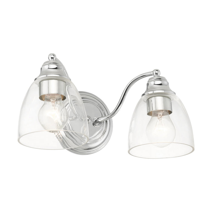 Livex Lighting 15132-05 Two Light Vanity, Polished Chrome