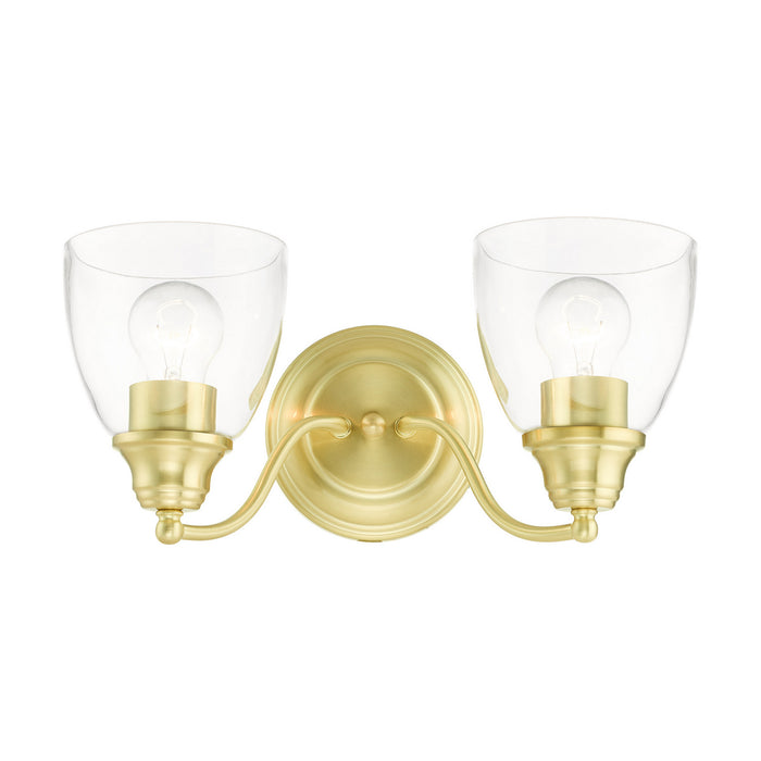 Livex Lighting 15132-12 Two Light Vanity, Satin Brass