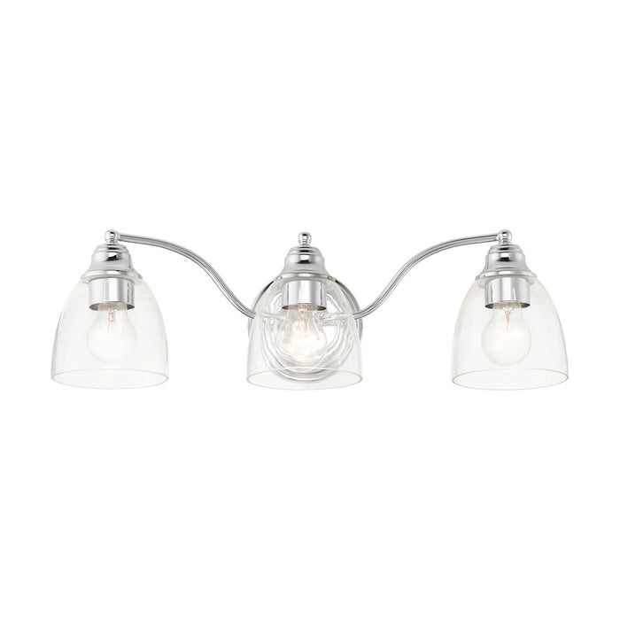 Livex Lighting 15133-05 Three Light Vanity, Polished Chrome