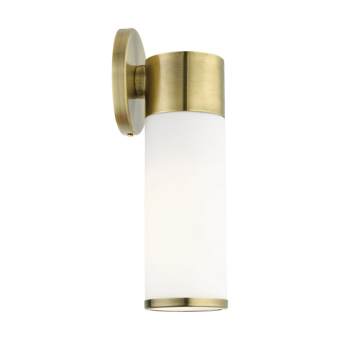 Livex Lighting 16561-01 One Light Wall Sconce, Antique Brass