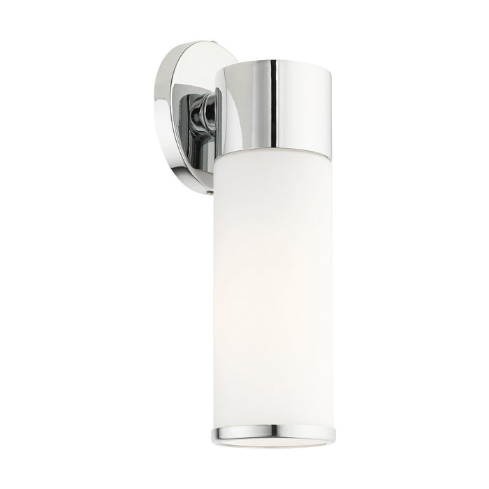 Livex Lighting 16561-05 One Light Wall Sconce, Polished Chrome