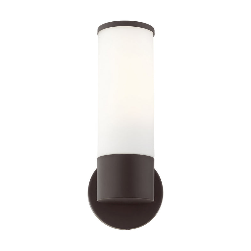 Livex Lighting 16561-07 One Light Wall Sconce, Bronze