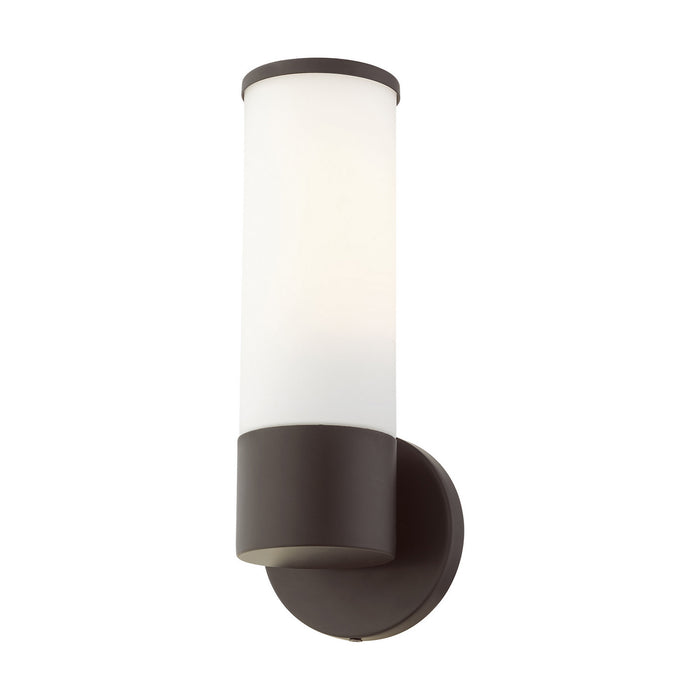 Livex Lighting 16561-07 One Light Wall Sconce, Bronze