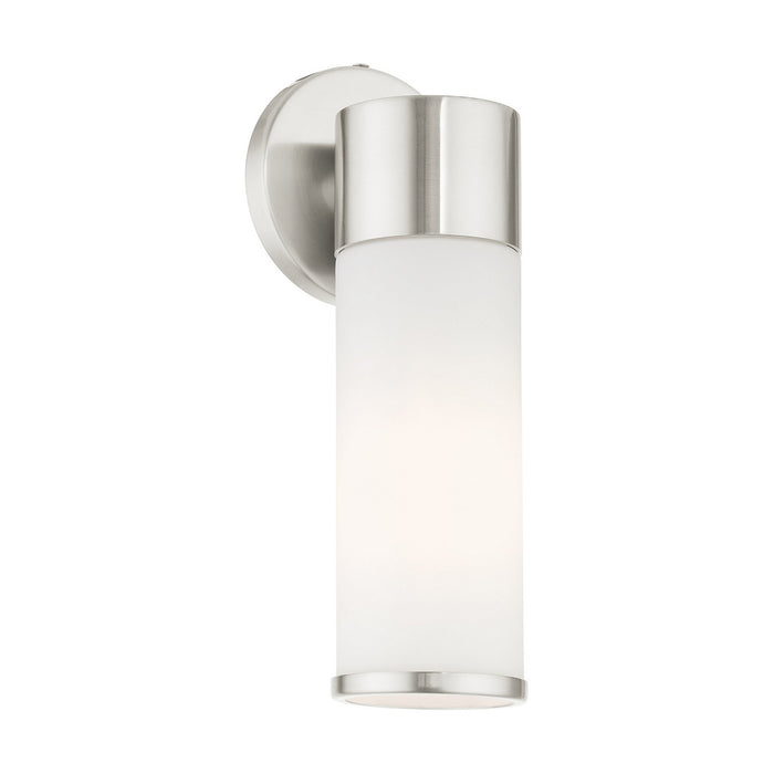 Livex Lighting 16561-91 One Light Wall Sconce, Brushed Nickel