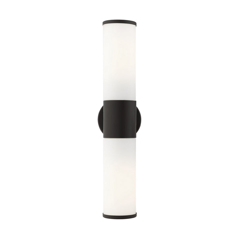 Livex Lighting 16562-04 Two Light Vanity, Black