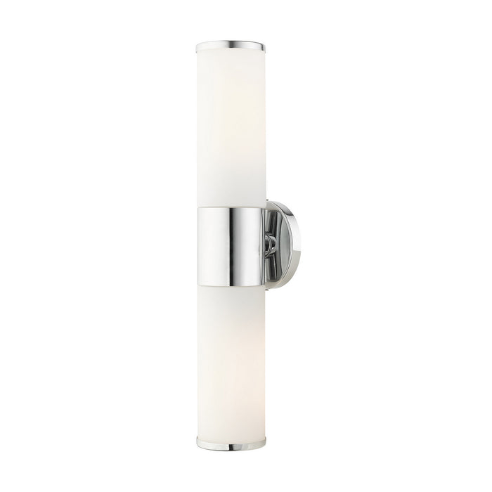 Livex Lighting 16562-05 Two Light Vanity, Polished Chrome