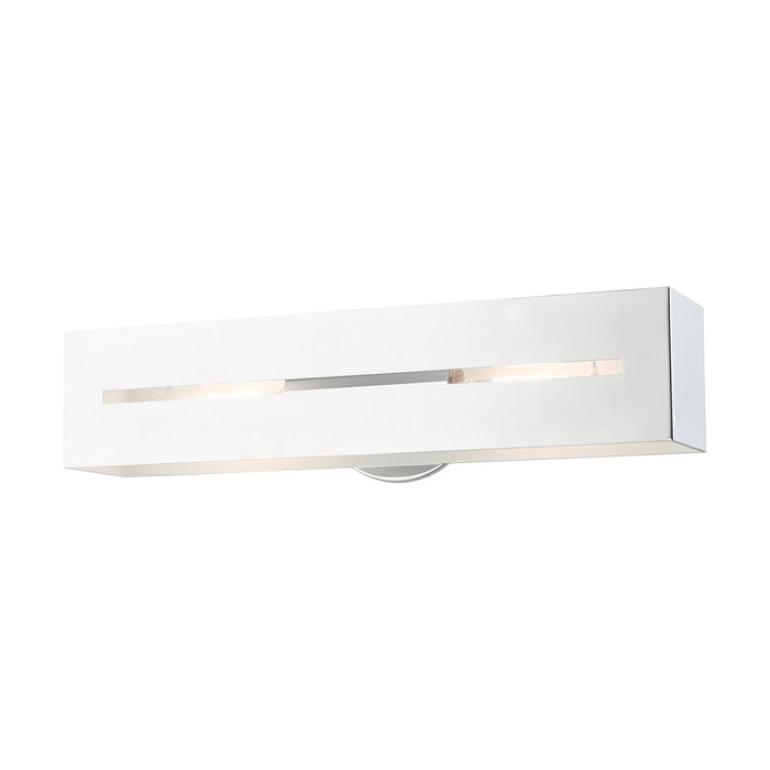 Livex Lighting 16682-05 Two Light Vanity, Polished Chrome