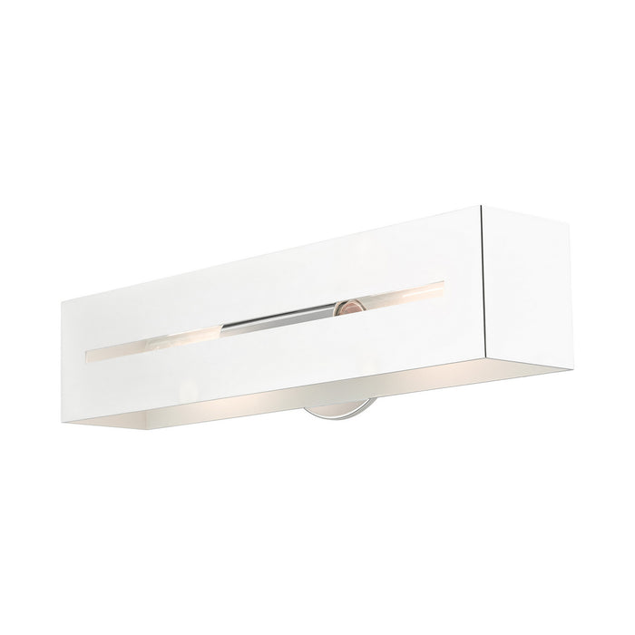 Livex Lighting 16682-05 Two Light Vanity, Polished Chrome
