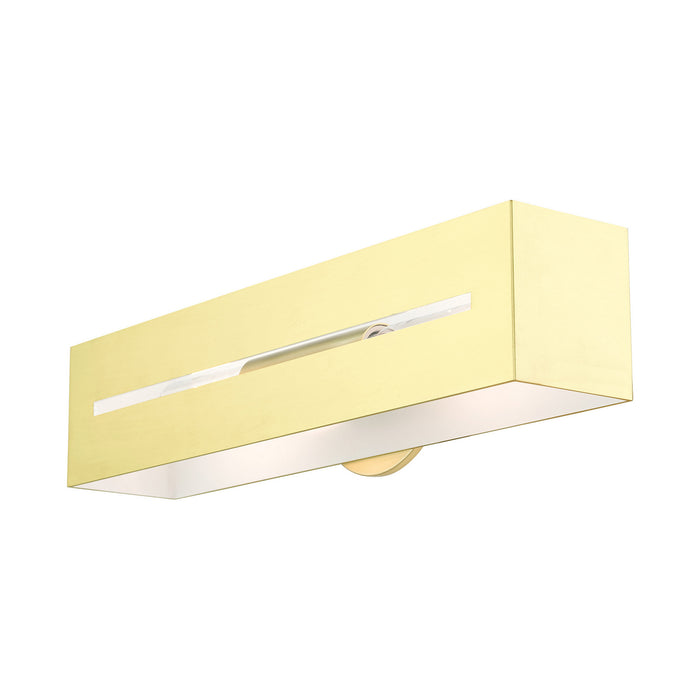 Livex Lighting 16682-12 Two Light Vanity, Satin Brass