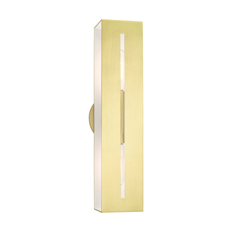 Livex Lighting 16682-12 Two Light Vanity, Satin Brass