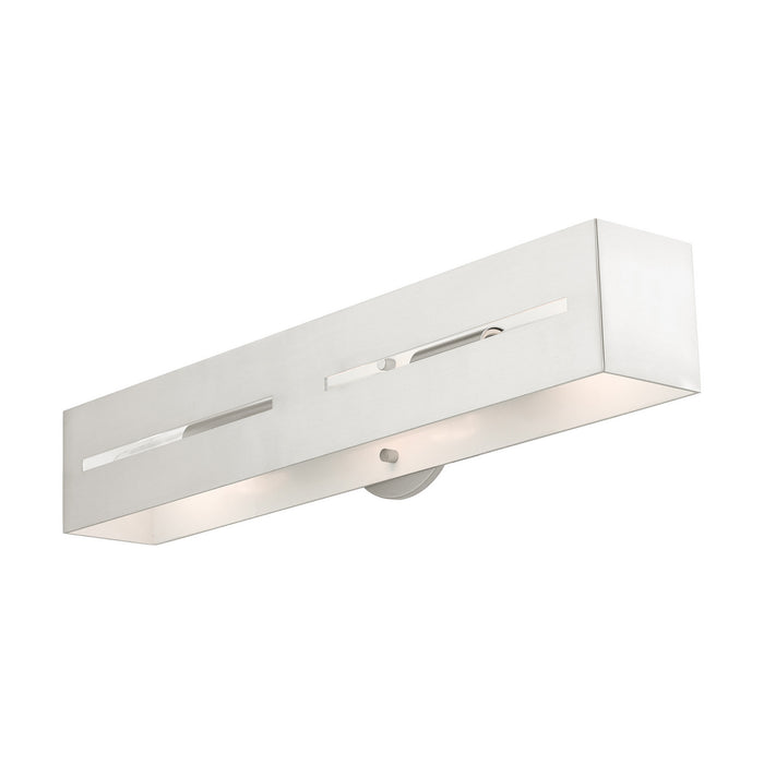 Livex Lighting 16683-91 Three Light Vanity, Brushed Nickel