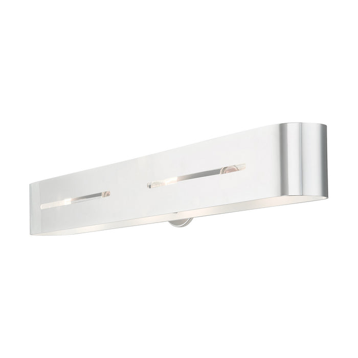 Livex Lighting 16734-05 Four Light Vanity, Polished Chrome