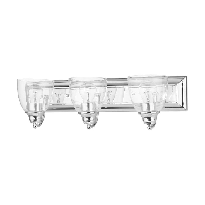 Livex Lighting 17073-05 Three Light Vanity, Polished Chrome