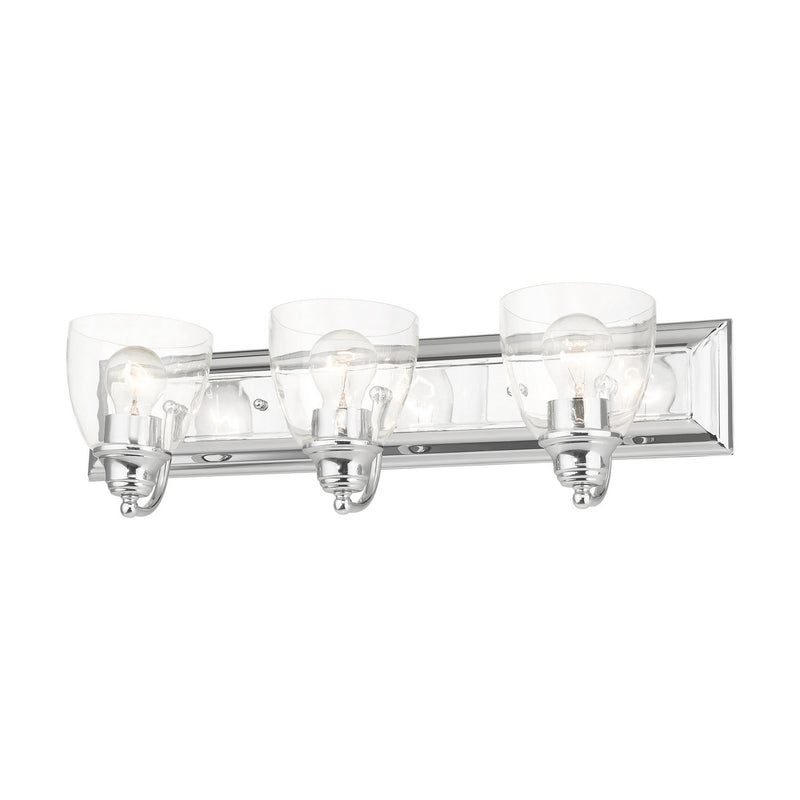 Livex Lighting 17073-05 Three Light Vanity, Polished Chrome