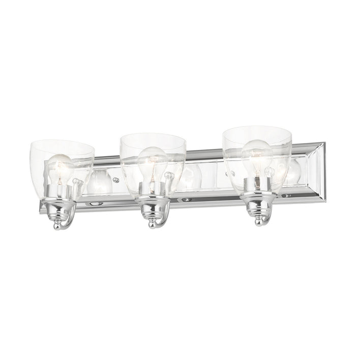 Livex Lighting 17073-05 Three Light Vanity, Polished Chrome
