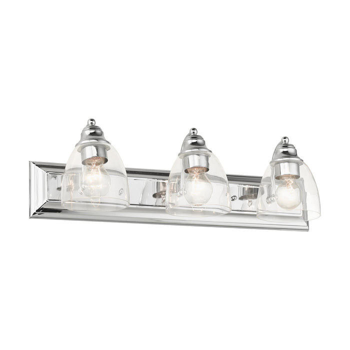 Livex Lighting 17073-05 Three Light Vanity, Polished Chrome