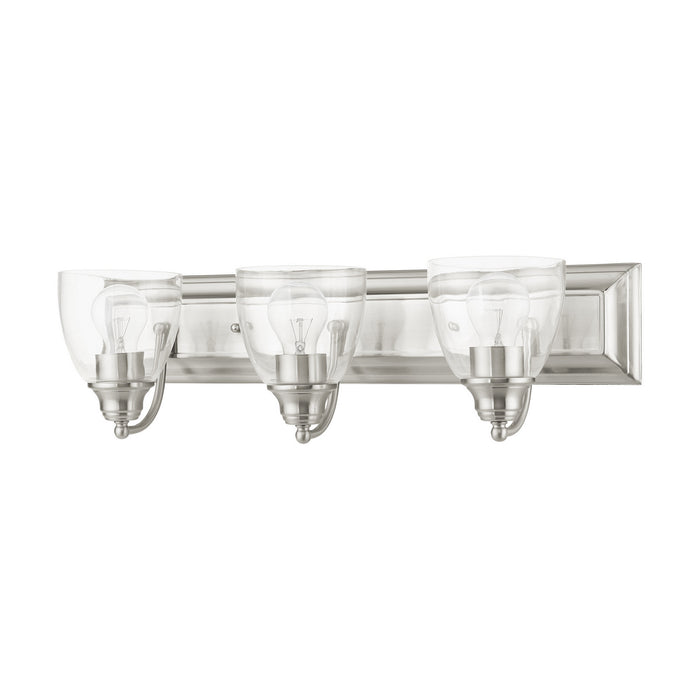 Livex Lighting 17073-91 Three Light Vanity, Brushed Nickel
