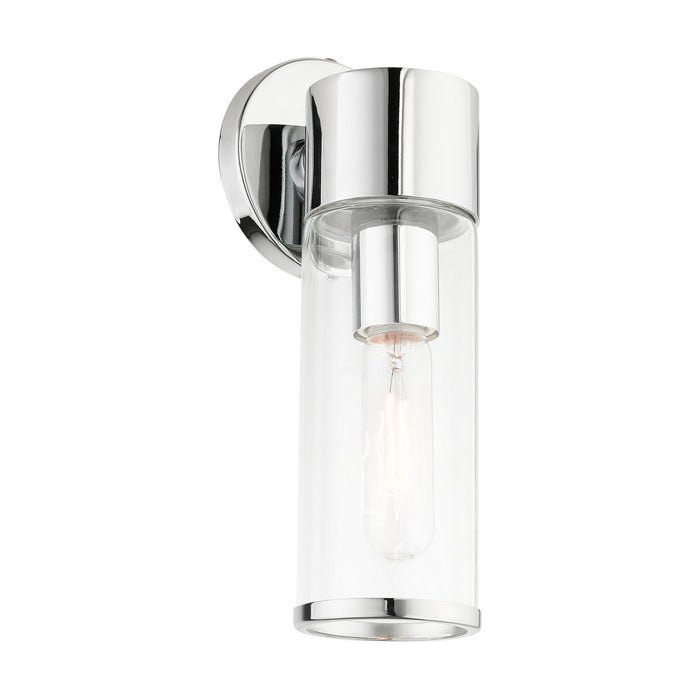 Livex Lighting 17281-05 One Light Wall Sconce, Polished Chrome