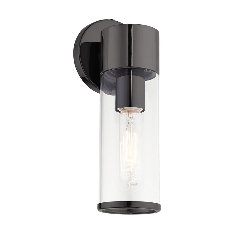 Livex Lighting 17281-46 One Light Wall Sconce, Black Chrome