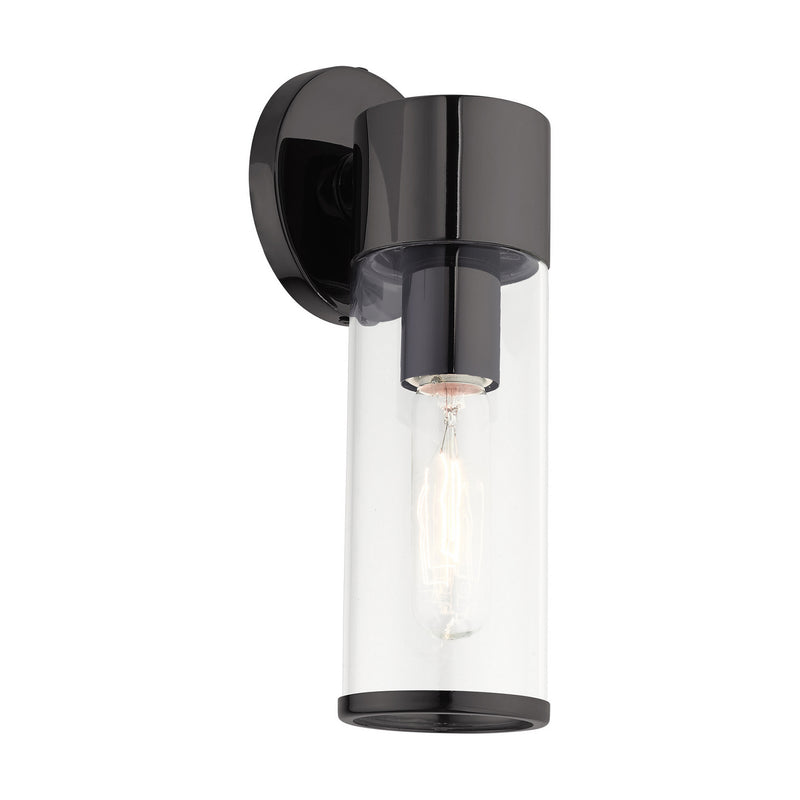 Livex Lighting 17281-46 One Light Wall Sconce, Black Chrome
