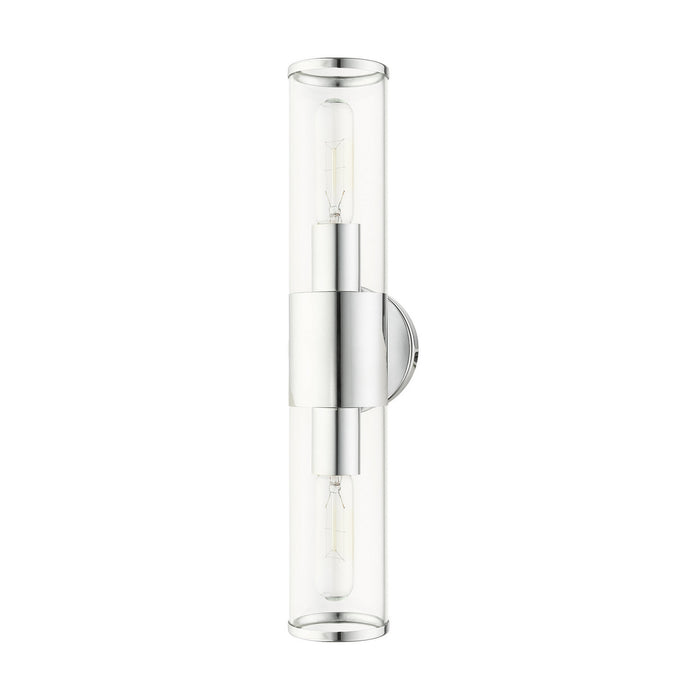 Livex Lighting 17282-05 Two Light Vanity, Polished Chrome