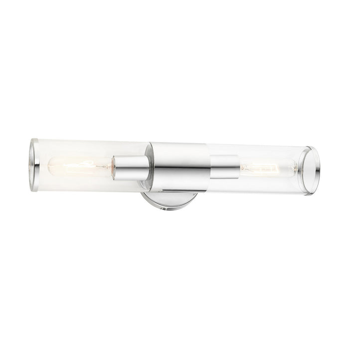 Livex Lighting 17282-05 Two Light Vanity, Polished Chrome