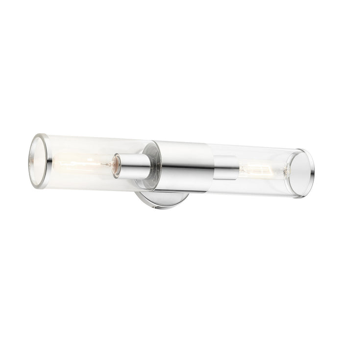 Livex Lighting 17282-05 Two Light Vanity, Polished Chrome