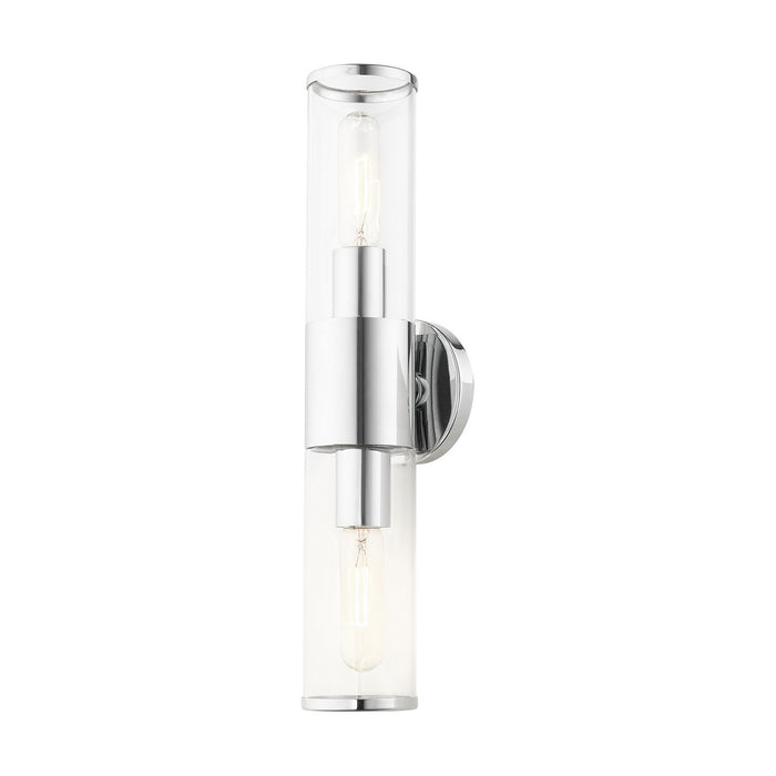 Livex Lighting 17282-05 Two Light Vanity, Polished Chrome