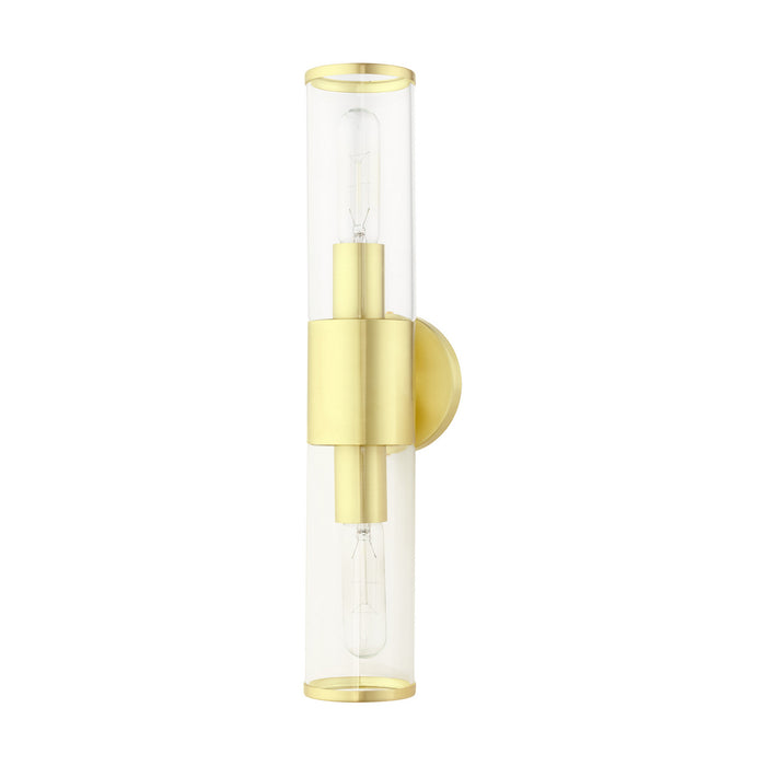 Livex Lighting 17282-12 Two Light Vanity, Satin Brass