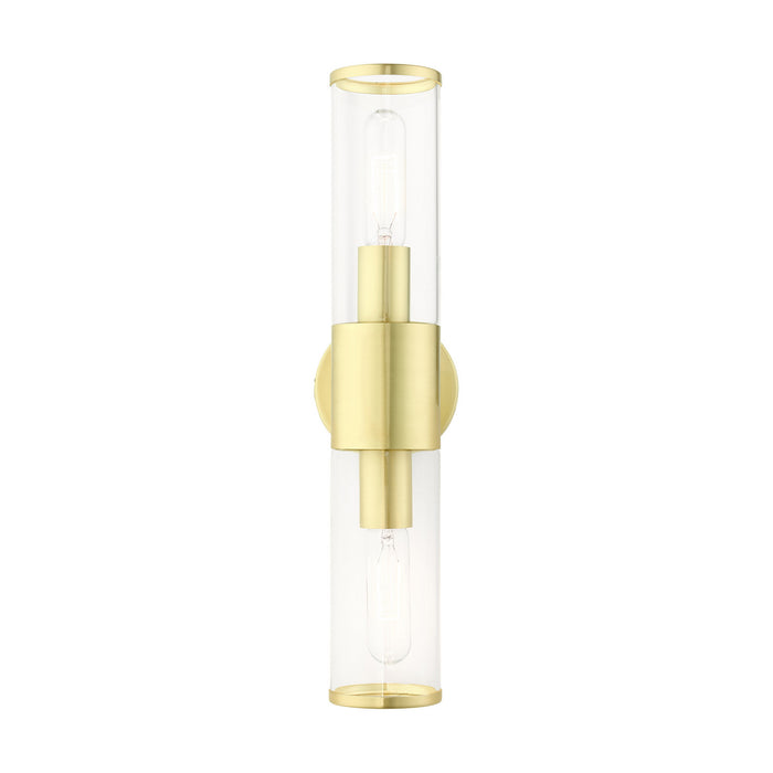 Livex Lighting 17282-12 Two Light Vanity, Satin Brass