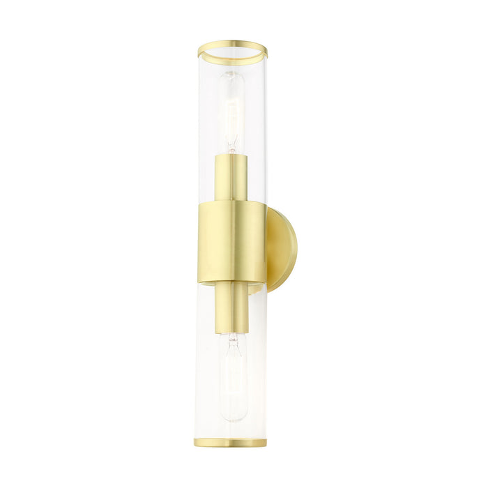 Livex Lighting 17282-12 Two Light Vanity, Satin Brass