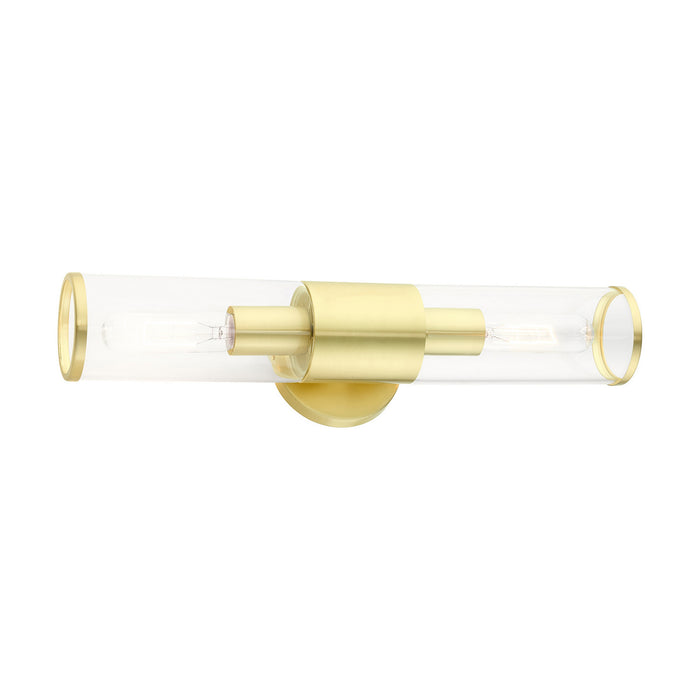 Livex Lighting 17282-12 Two Light Vanity, Satin Brass