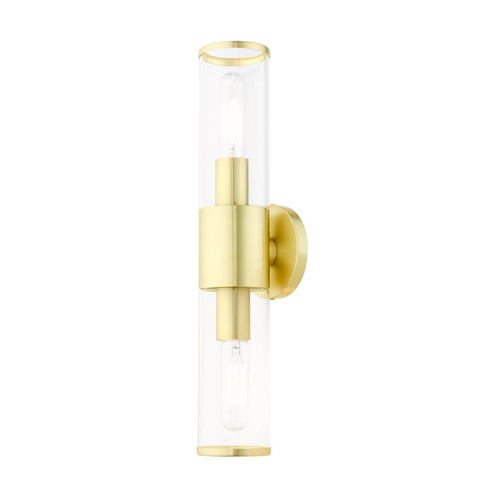 Livex Lighting 17282-12 Two Light Vanity, Satin Brass